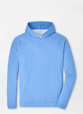 Peter Millar Pine Performance Hoodie: Liberty Blue