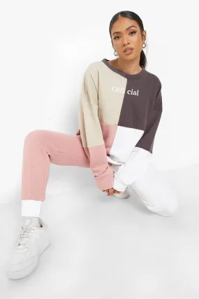 Petite Official Colorblock Jogger Tracksuit