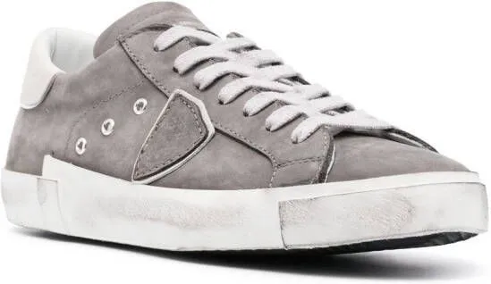 Philippe Model Paris PRSX suede low-top sneakers Grey