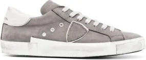 Philippe Model Paris PRSX suede low-top sneakers Grey