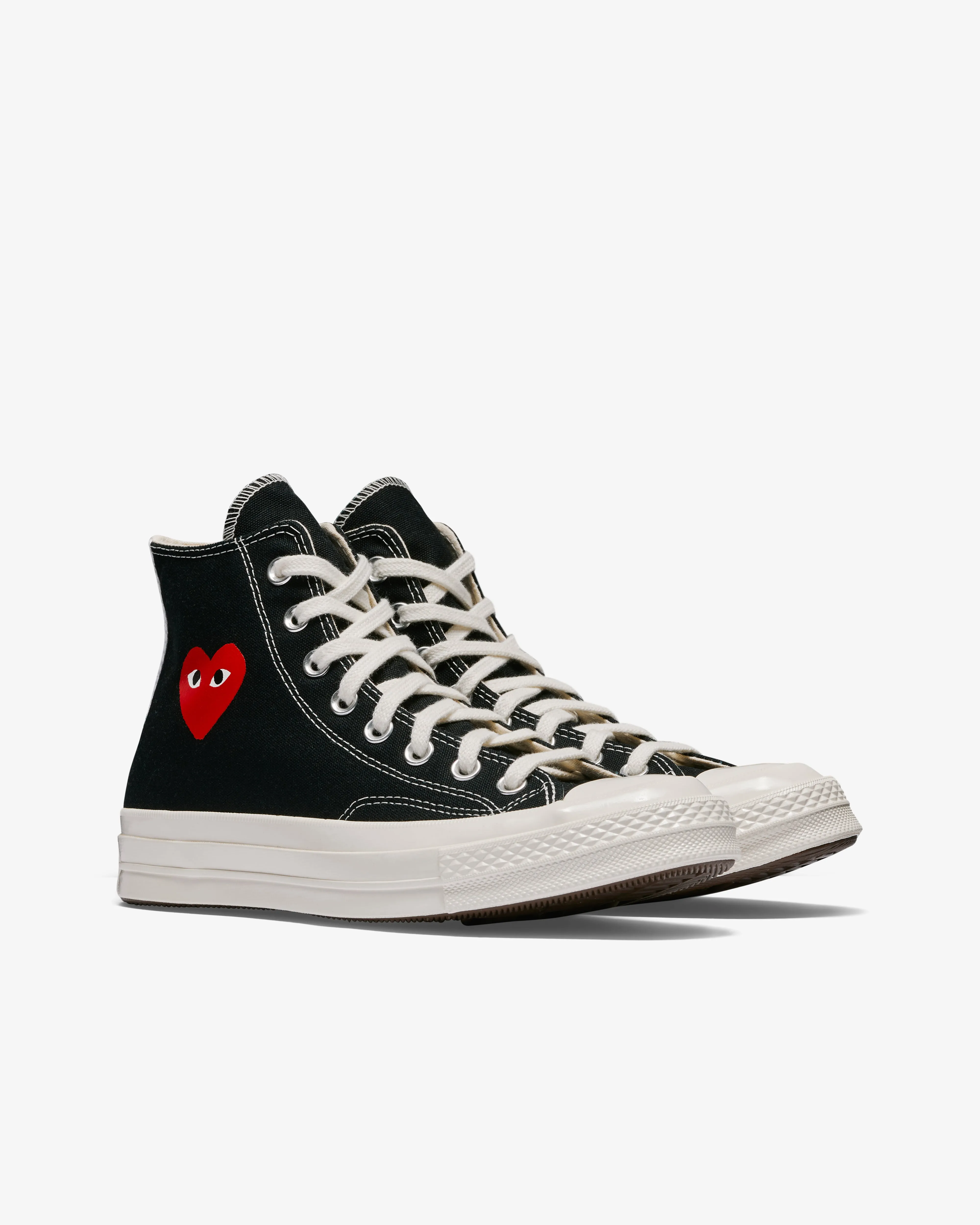 Play Converse Small Red Heart All Star '70 High Sneakers  Black