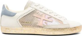 Premiata StevenD iridescent-detail sneakers White