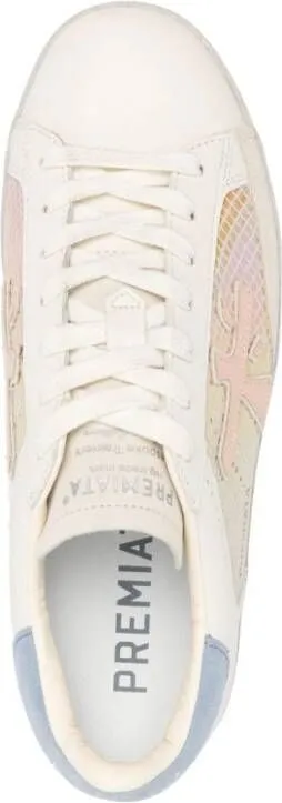 Premiata StevenD iridescent-detail sneakers White