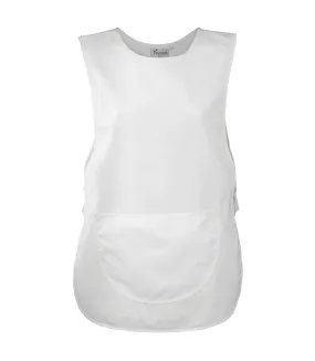 Premier Ladies/Womens Pocket Tabard / Workwear (Pack of 2) (White) (UTRW7031)