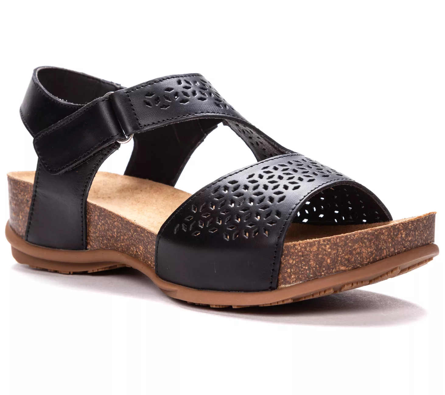 Propet Women's Leather Adjustable Sandals - Phoebe