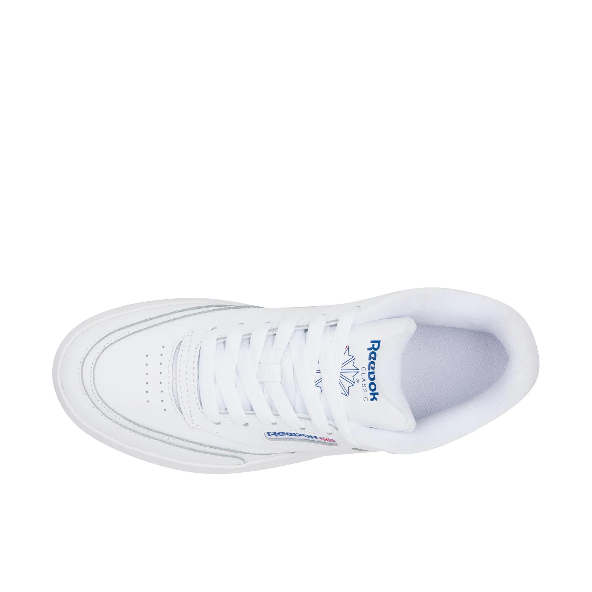 Reebok Womens Club C Extra White/White/Vector Blue