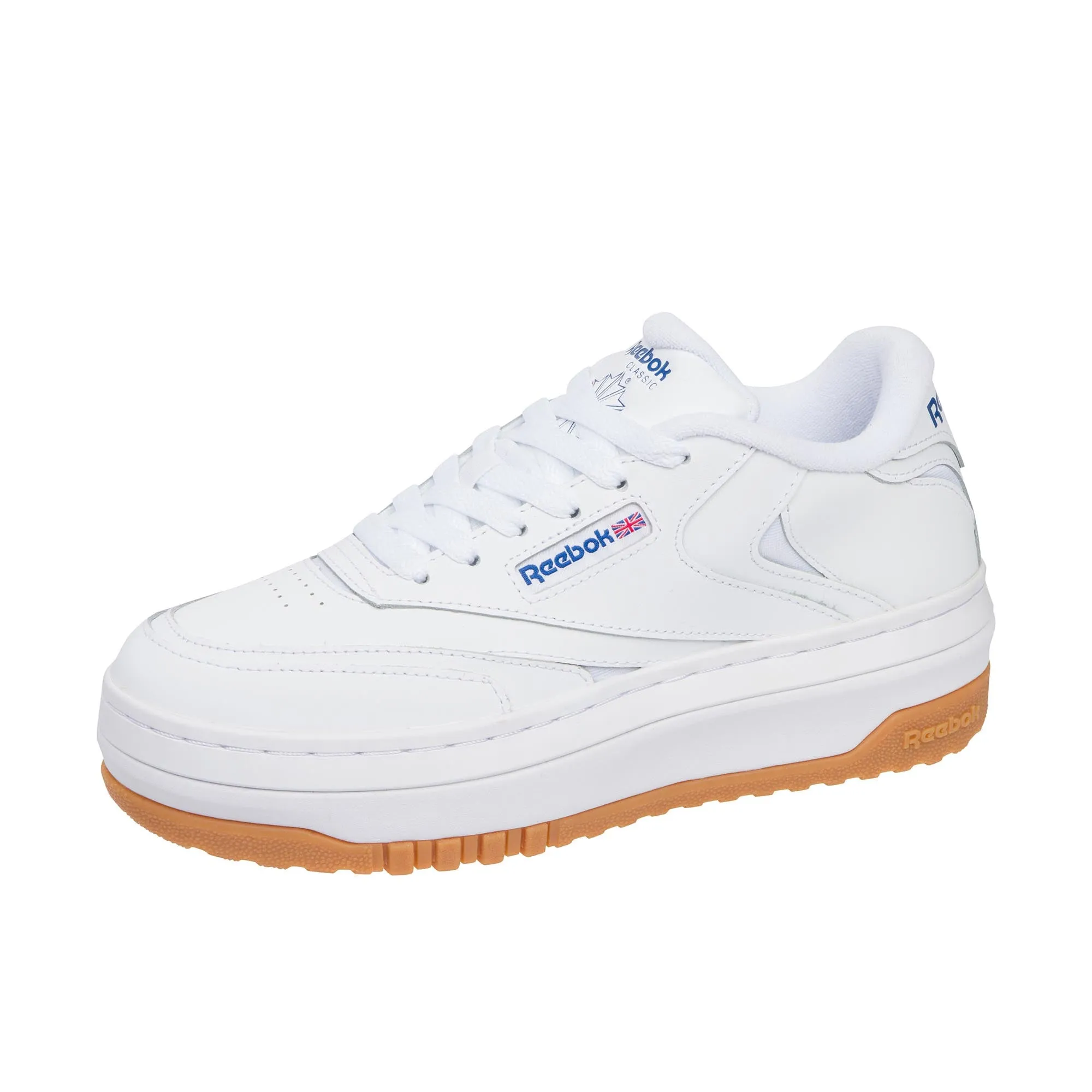 Reebok Womens Club C Extra White/White/Vector Blue