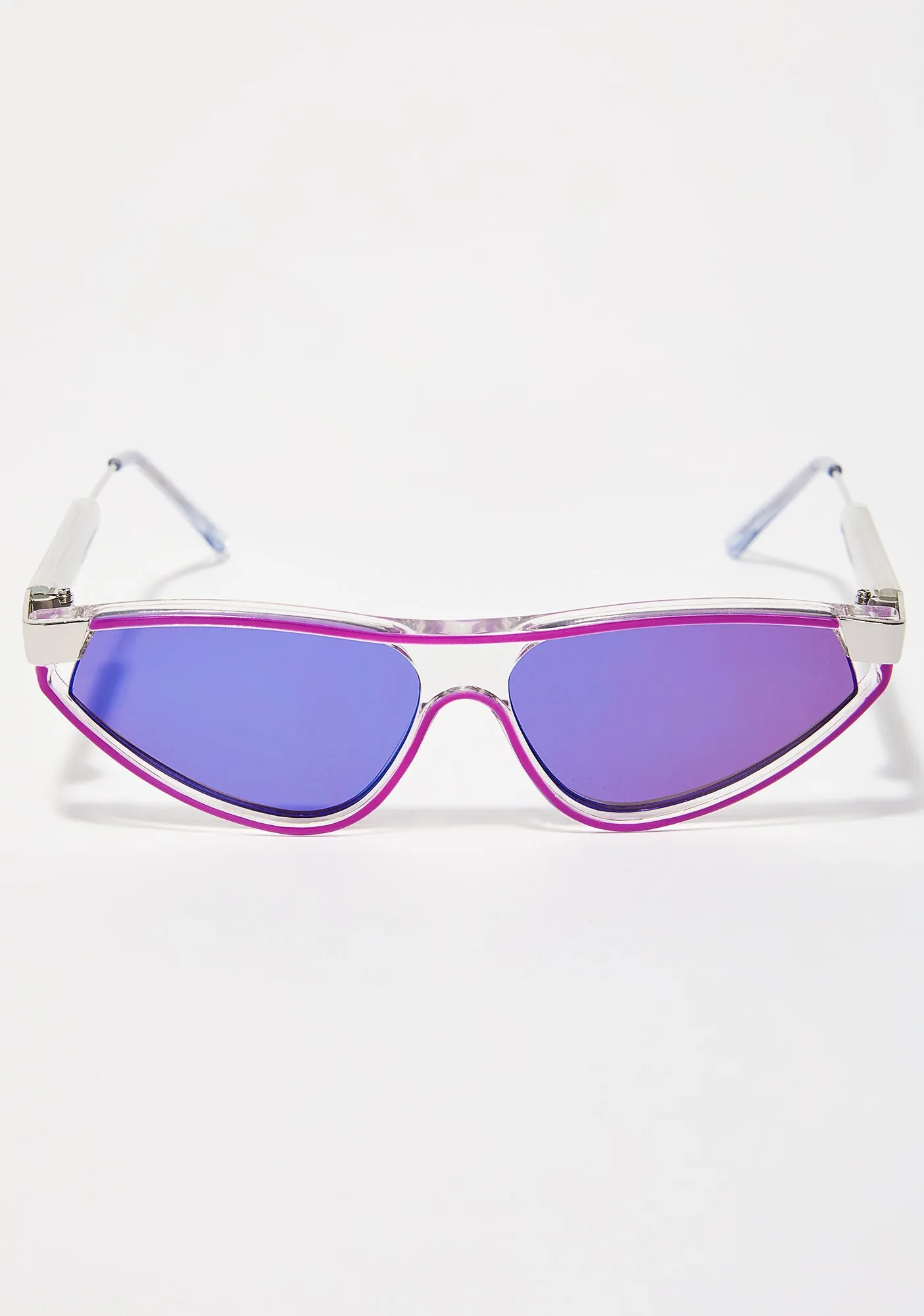 Reflective Snap Sunglasses-