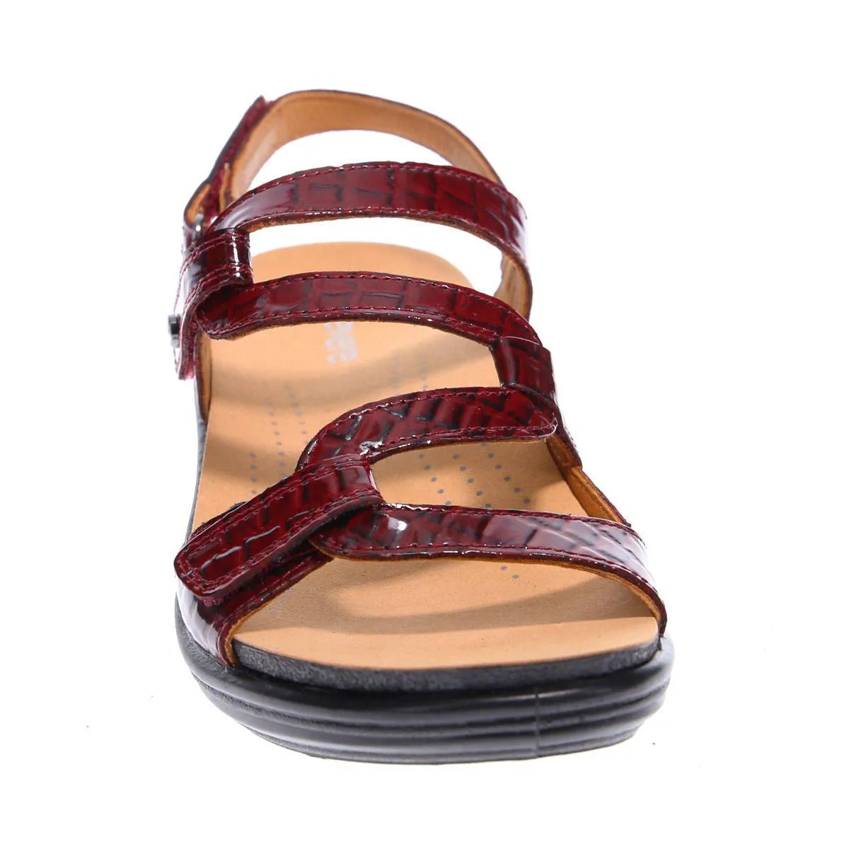 Revere Women's Miami Red Croc Sandals