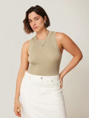 Rib Knitted Tank | Neutral