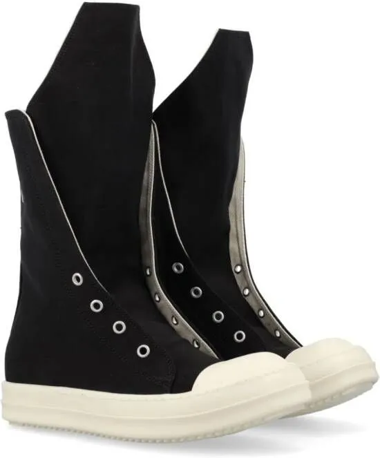 Rick Owens DRKSHDW Lido high-top suede sneakers Black