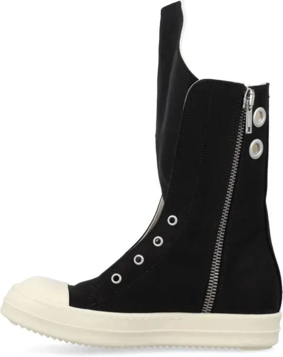 Rick Owens DRKSHDW Lido high-top suede sneakers Black