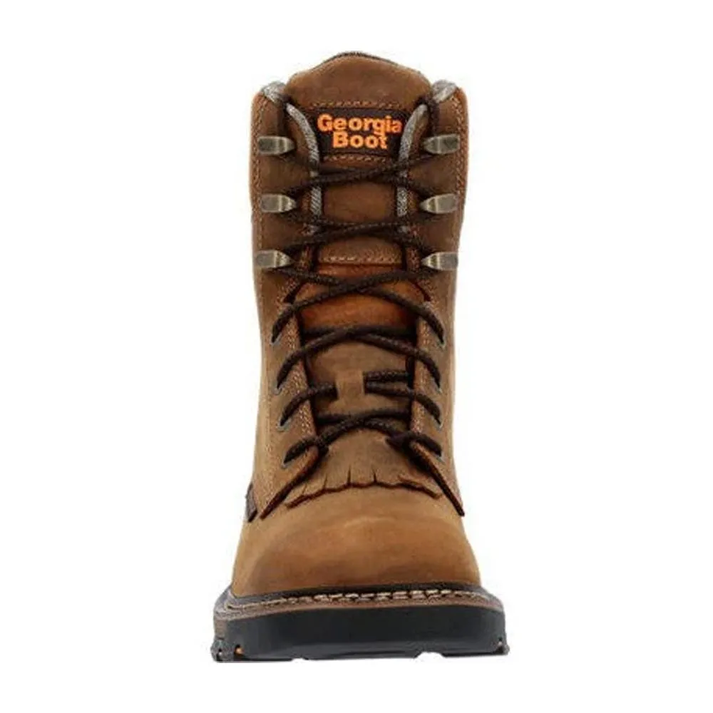 Rocky Boots Carbo Tec FLX 8" Alloy Toe WP Lacer Work Boot -Brown, Medium, 9.5 GB00650-M-095