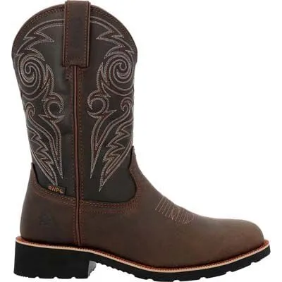 Rocky MonoCrepe 12” Steel Toe Western Boot