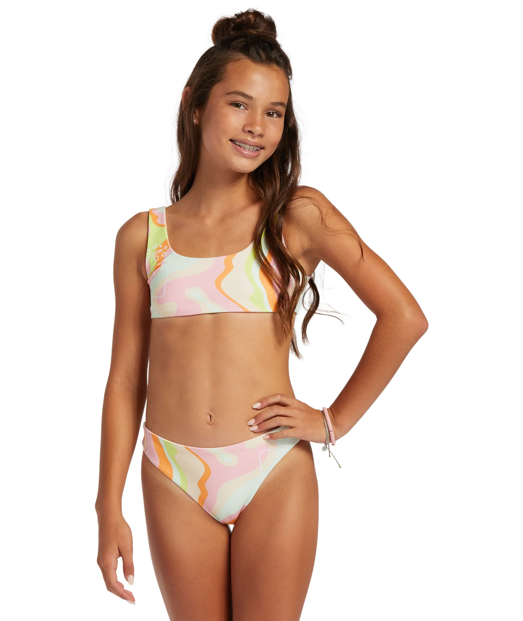 Roxy Hibiscus Revo Bralette Bikini-Ambroisia