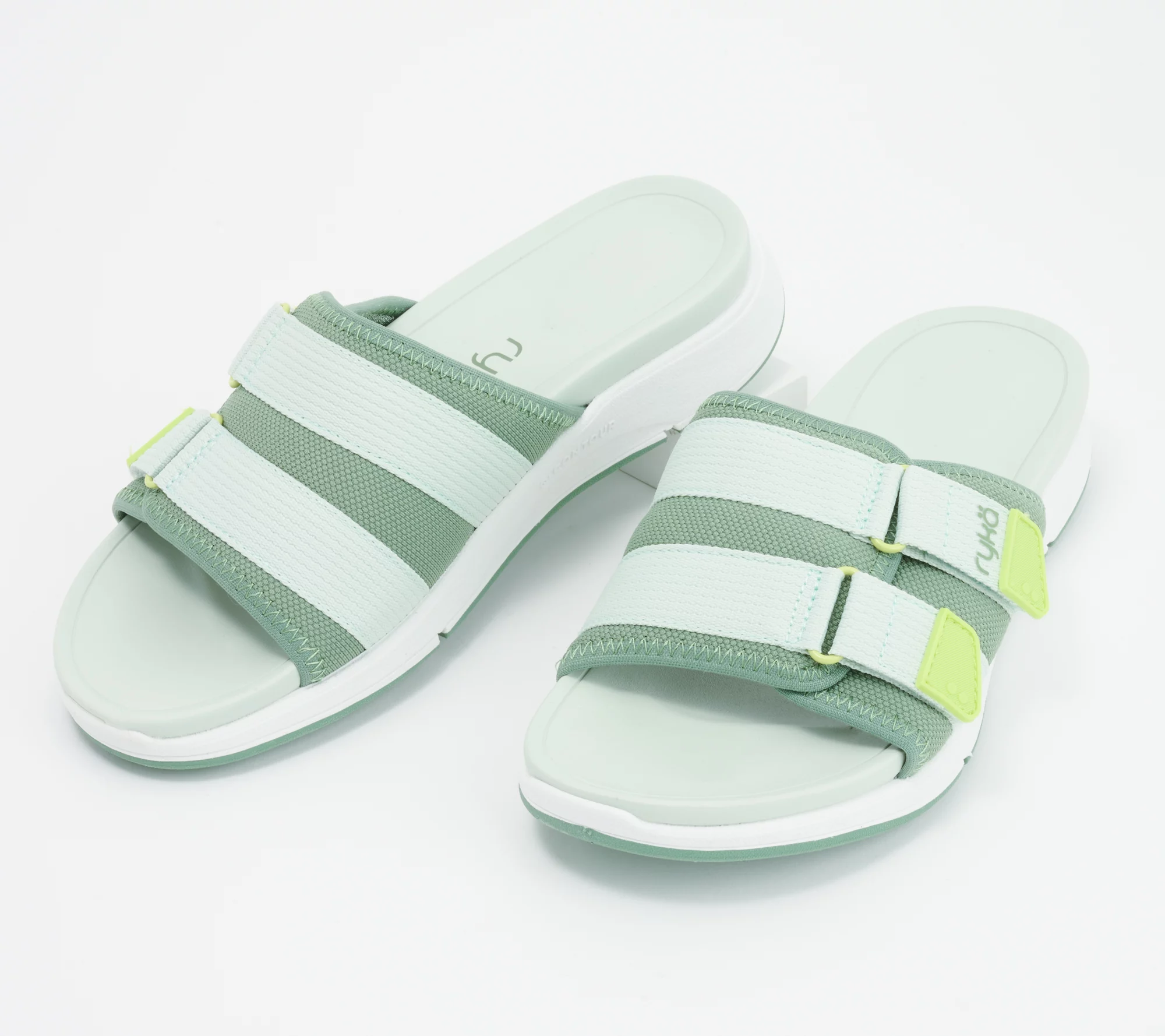 Ryka Adjustable Slide Sandals with Re-Zorb - Tribute