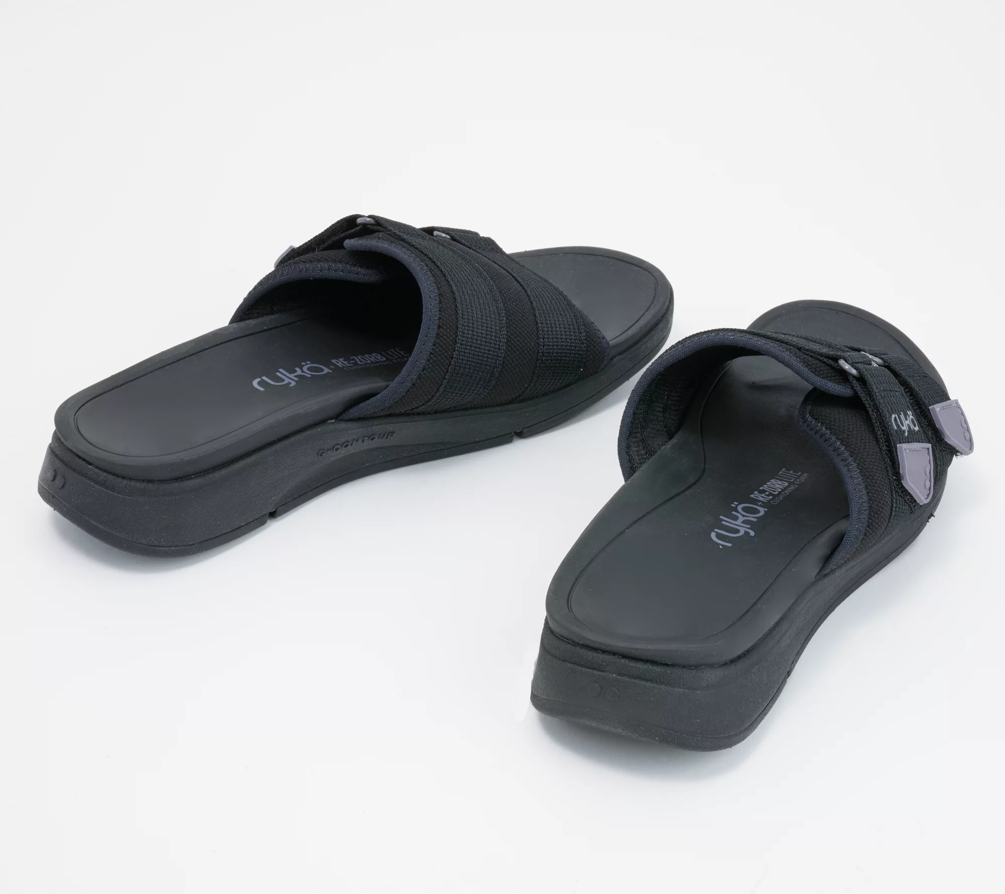 Ryka Adjustable Slide Sandals with Re-Zorb - Tribute