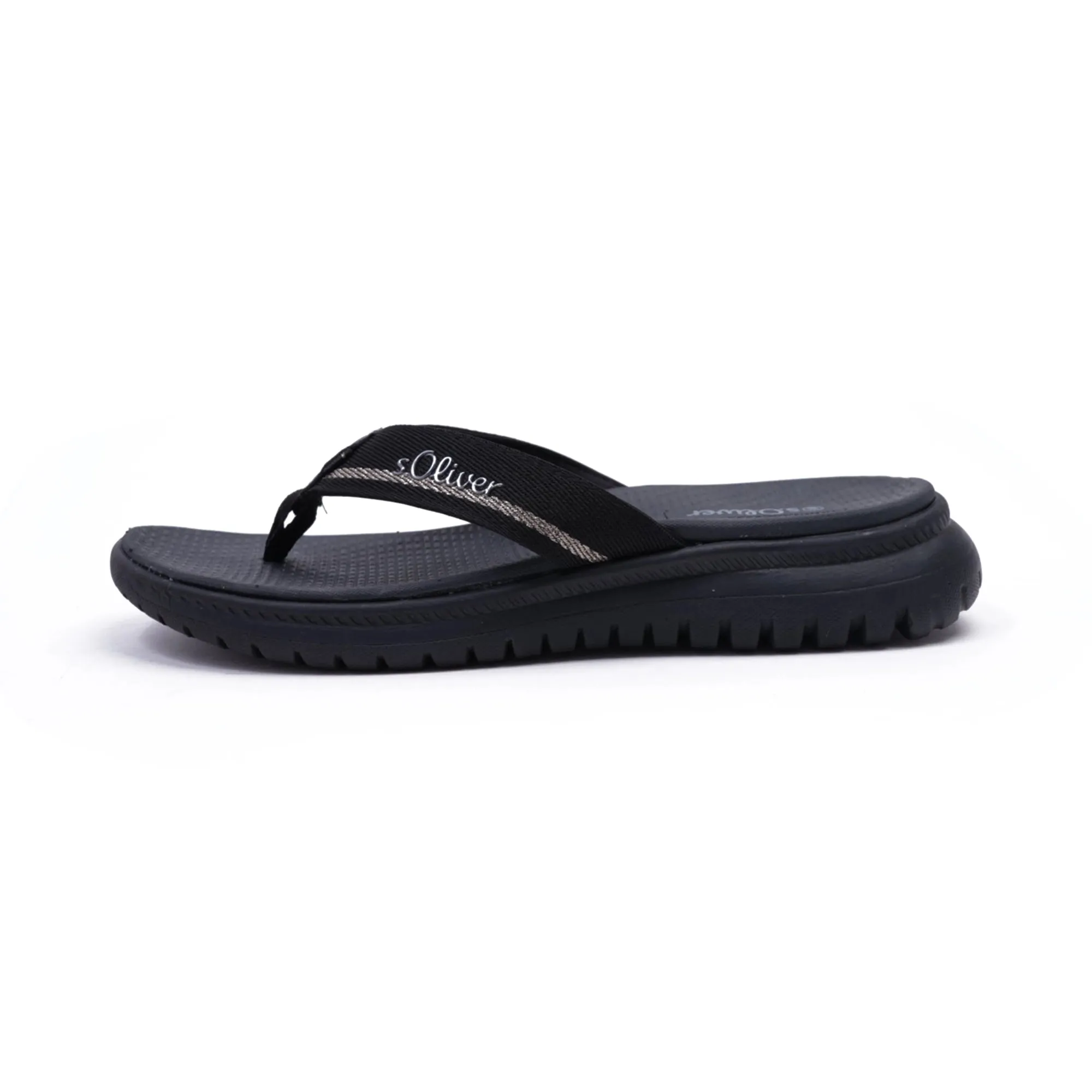 S. Oliver Women's Comfortable Flip-Flop Sandals Black