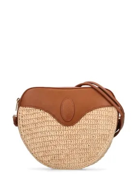 Saint Laurent   Le Coeur raffia shoulder bag 