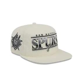 San Antonio Spurs Throwback Corduroy Golfer Hat