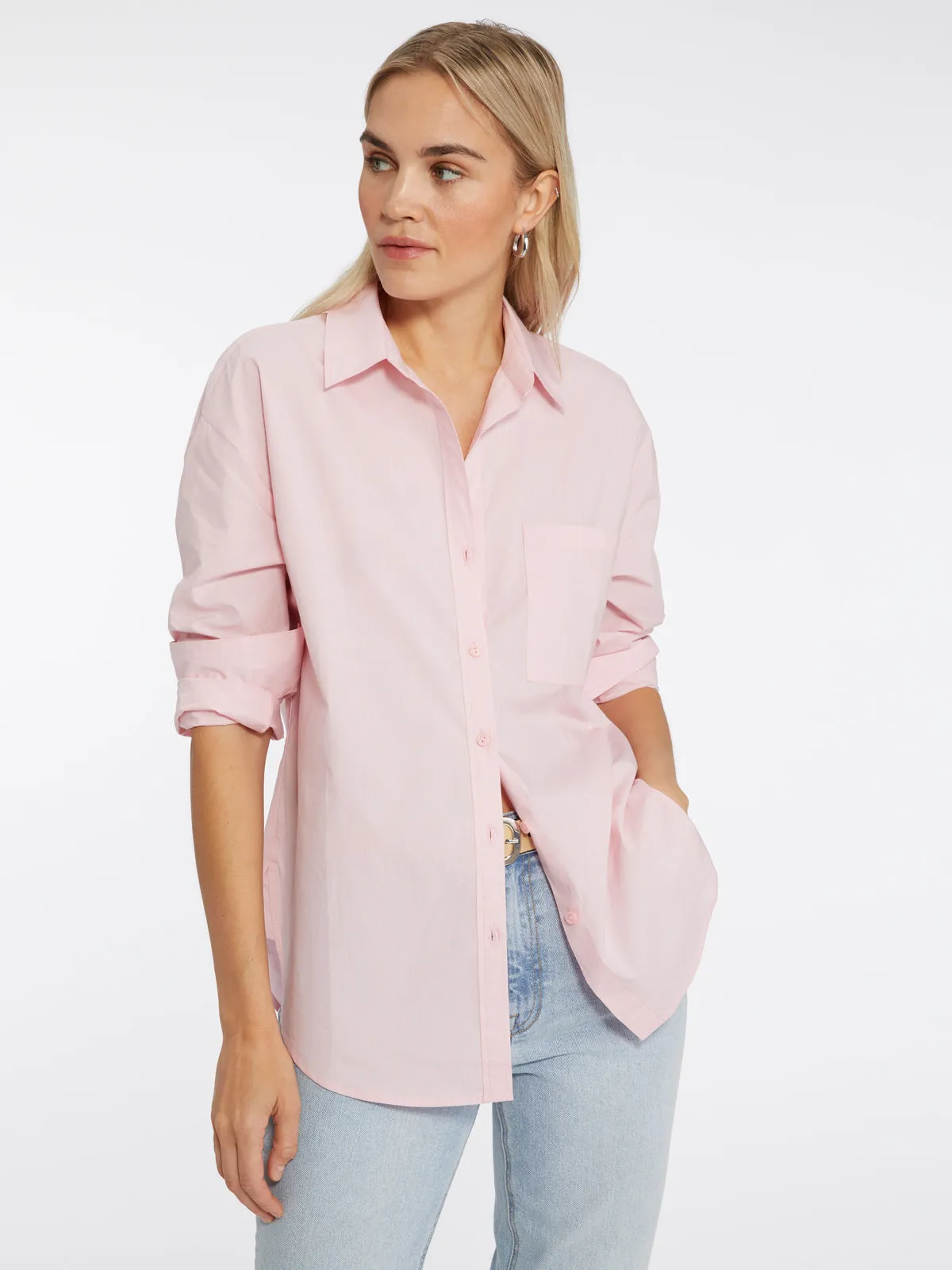 Sanctuary Open Back Tunic | Pink