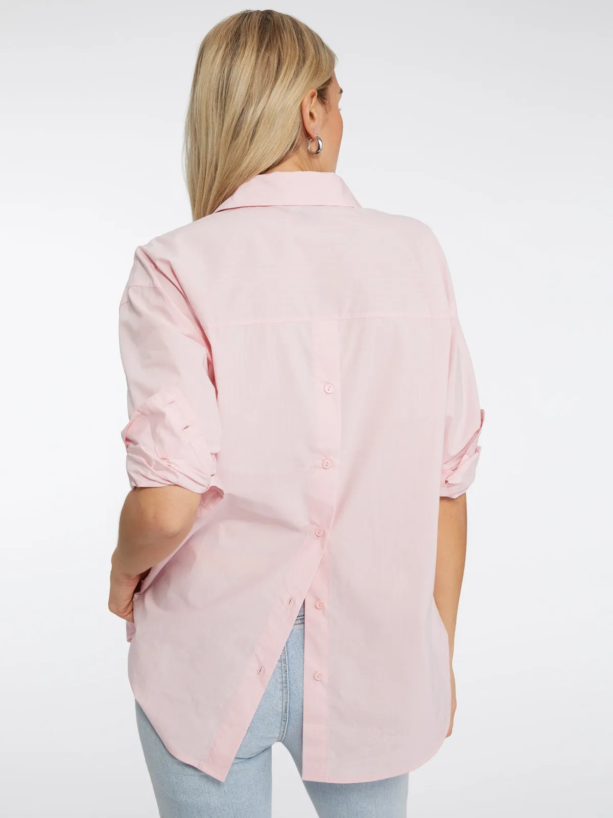 Sanctuary Open Back Tunic | Pink