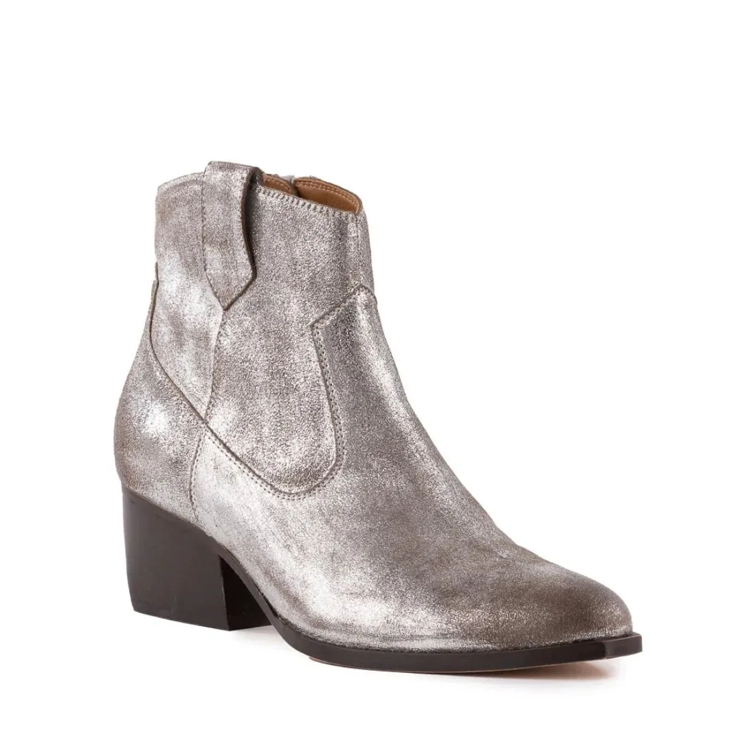 Seychelles Upside Boot in Pewter Suede