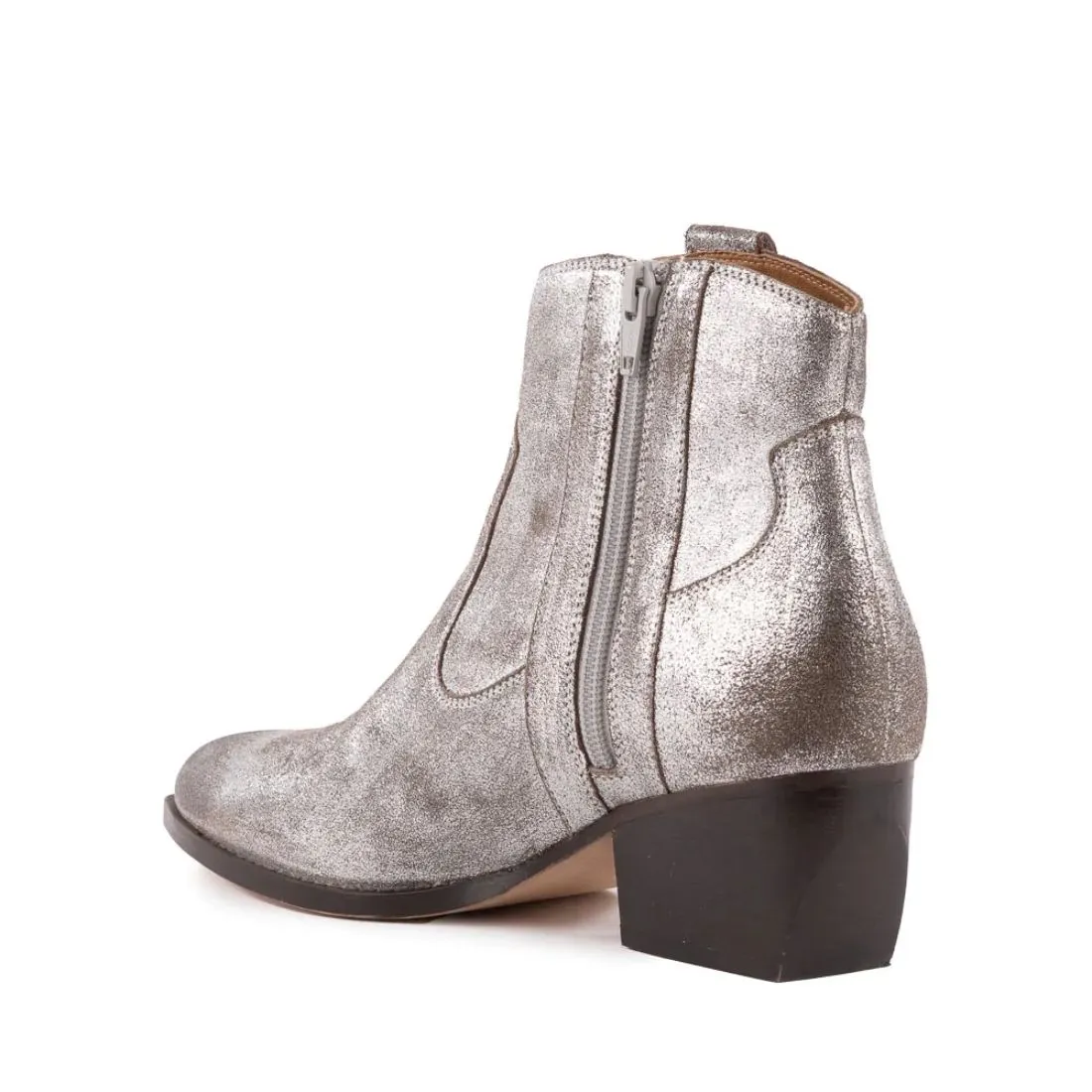 Seychelles Upside Boot in Pewter Suede