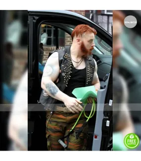 Sheamus TMNT 2 Rocksteady Biker Vest