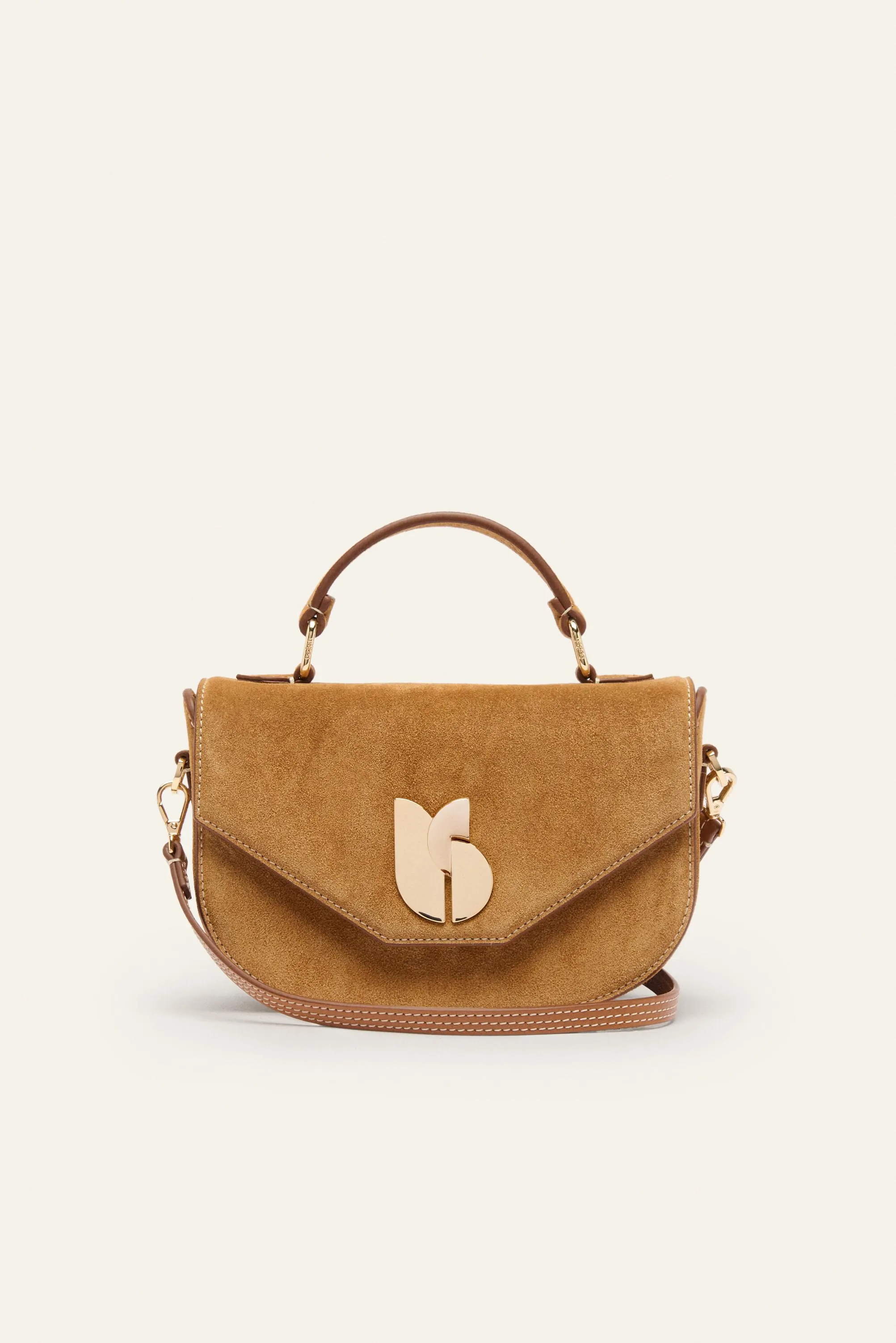 SIGN suede bag