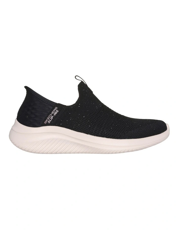 Slip-Ins Ultra Flex 3.0 Shiny Night Sneakers in Black