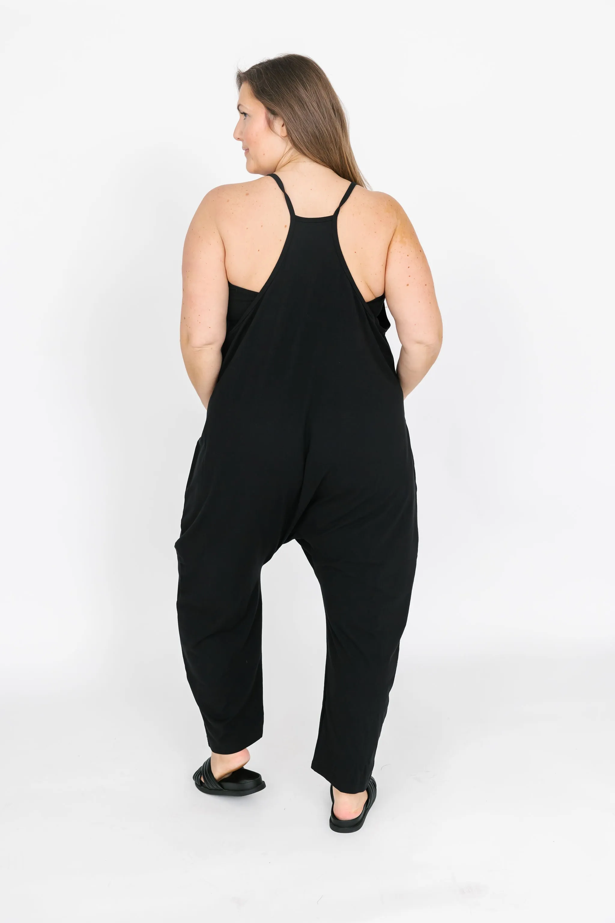 Smash & Tess Abigael Romper | Moss Green + Midnight Black