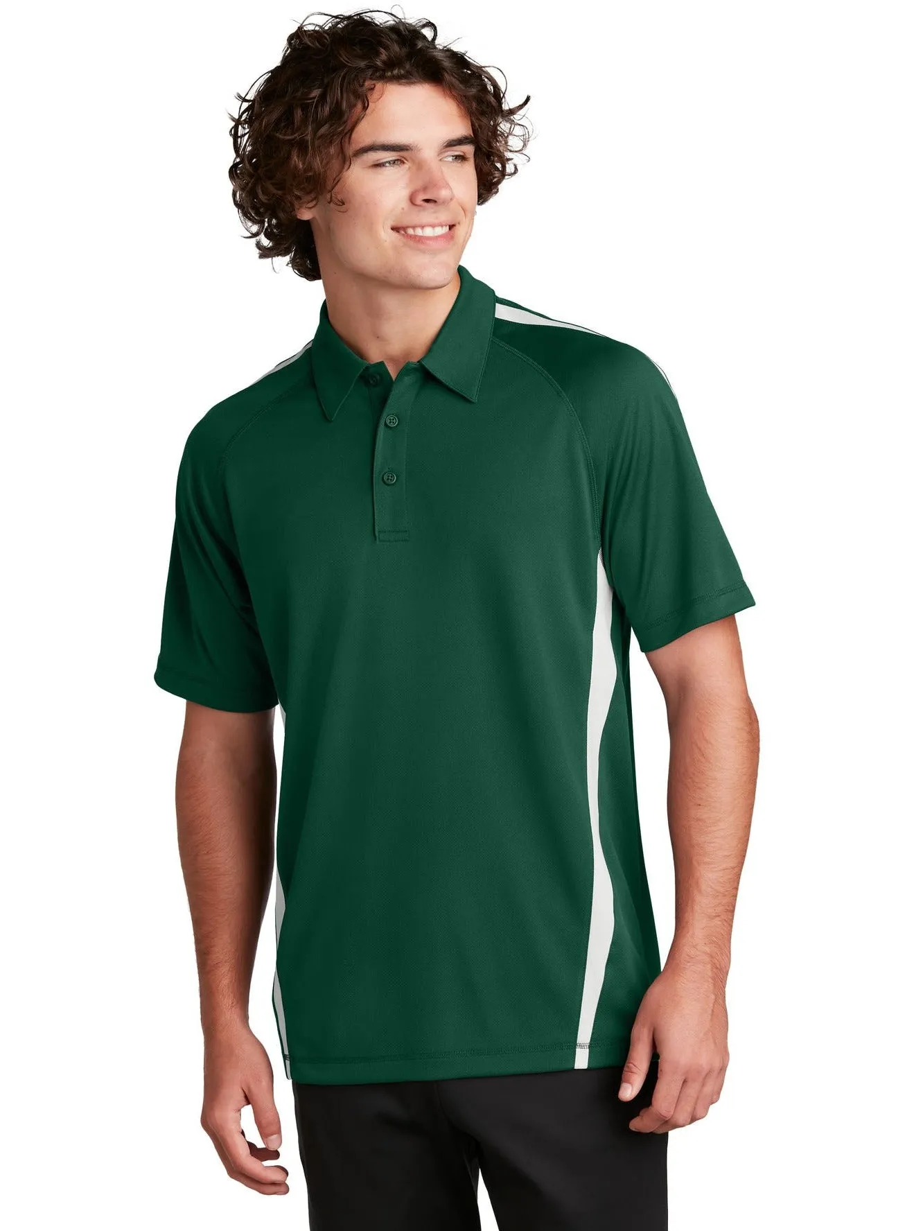 Sport-Tek Micro-Mesh Colorblock Polo