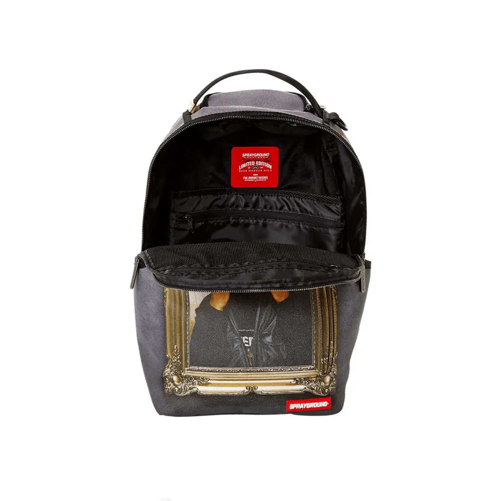 Sprayground Backpack Tupac Golden Grey 910B2779NSZ