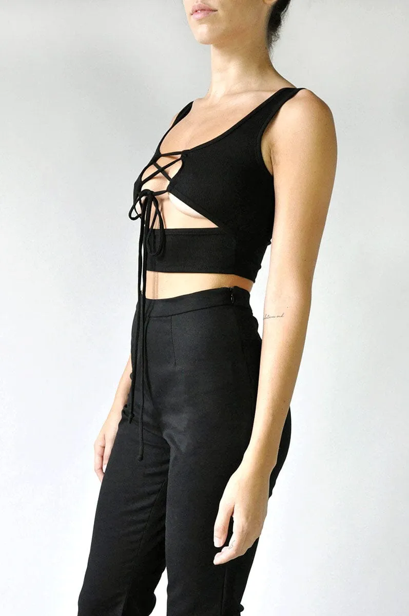 Sullen Lace Up Tank