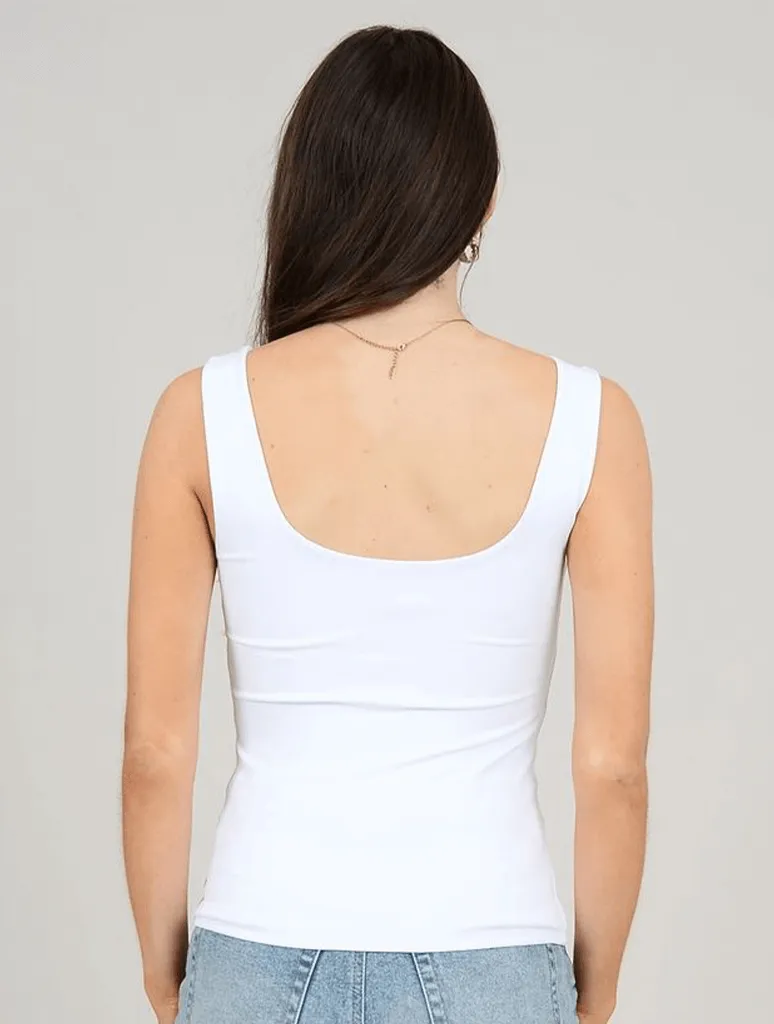 Tanith Tank Top in White