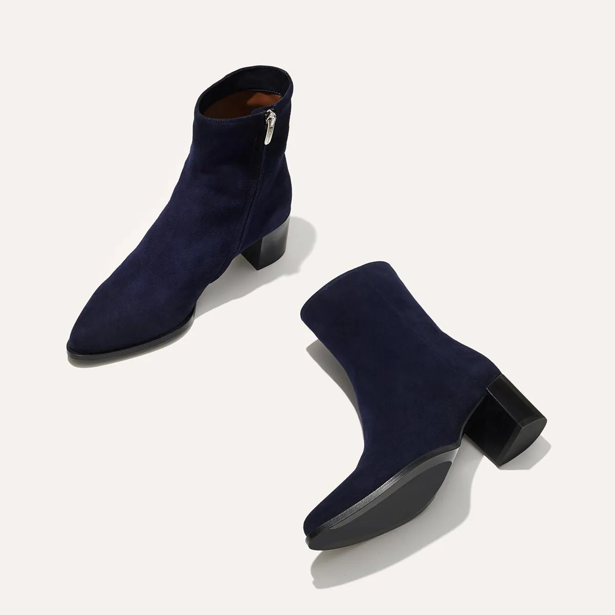 The Downtown Boot - Navy Suede