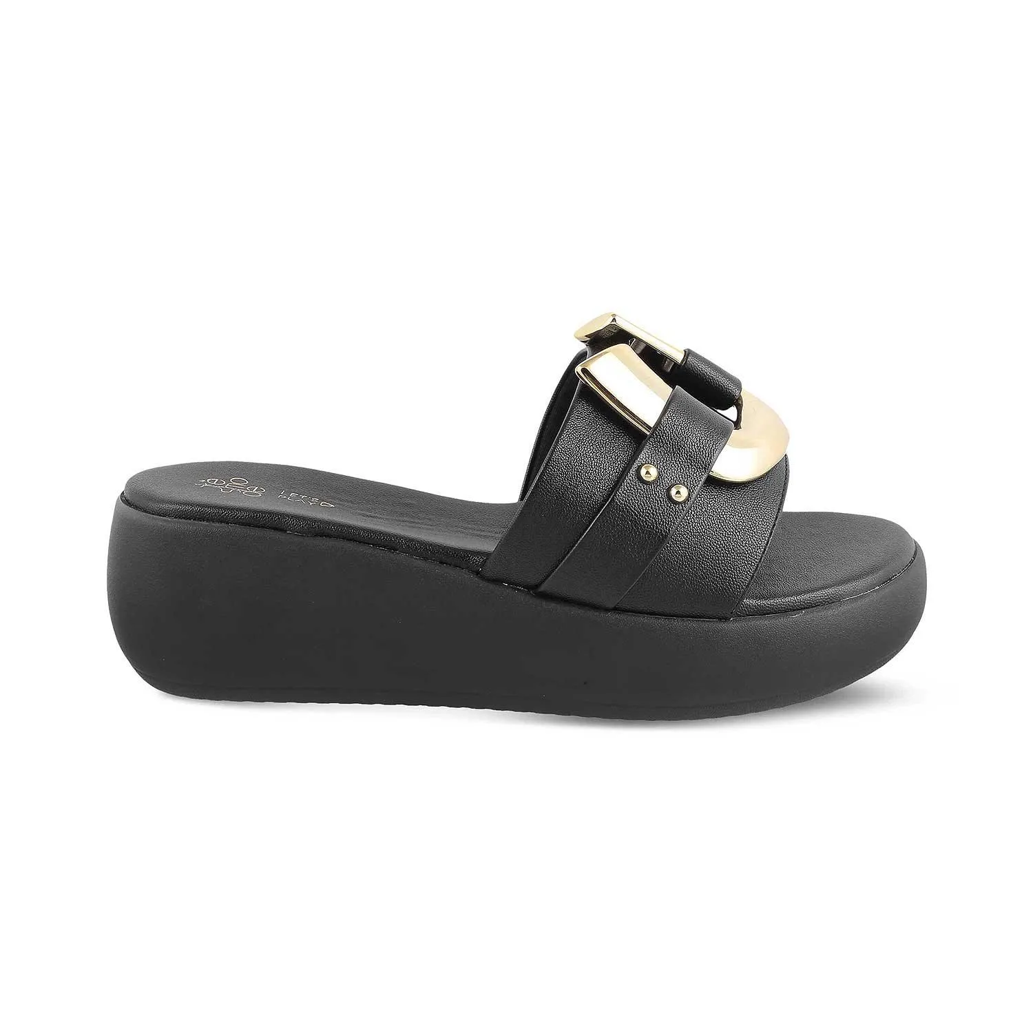 The Shorse Black Women's Dress Wedge Sandals Tresmode