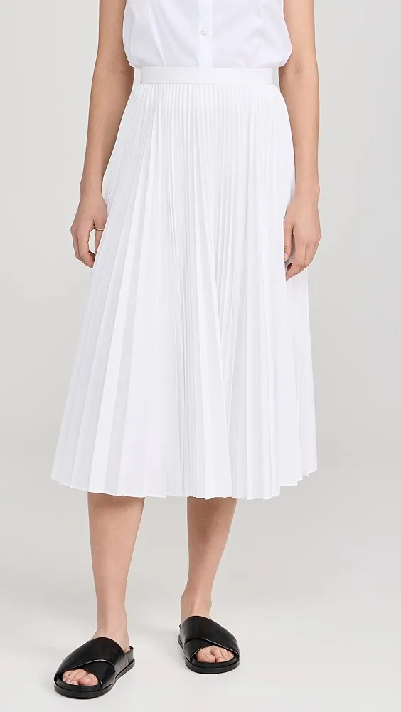 Theory   Pleated Midi Skirt 