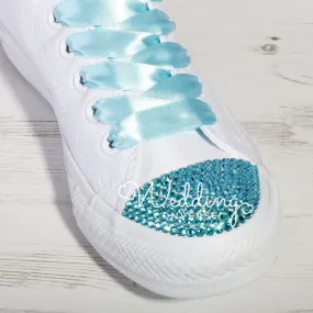 Tiffany Blue Custom Crystal Converse