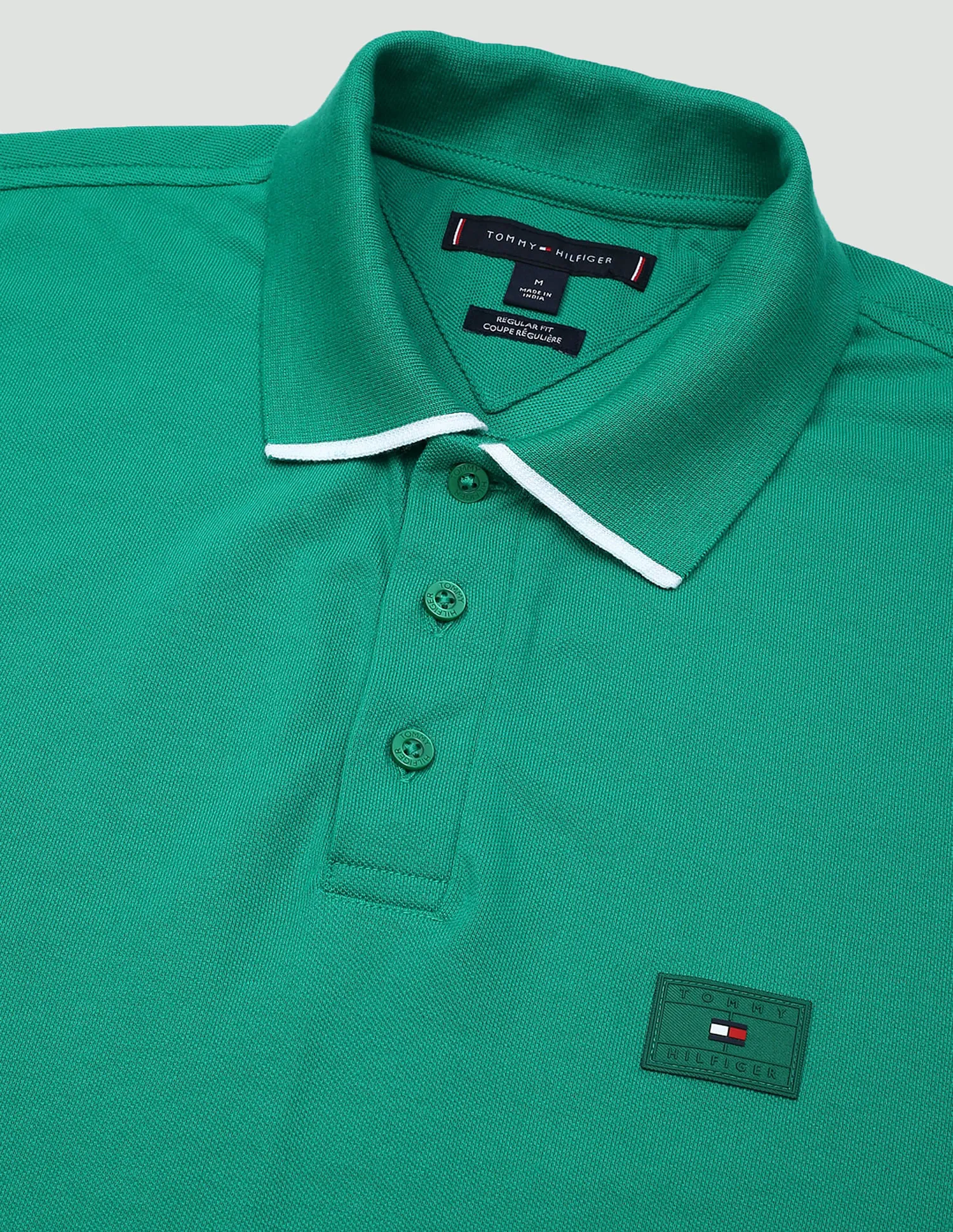 Tommy Hilfiger Solid Cotton Polo Shirt