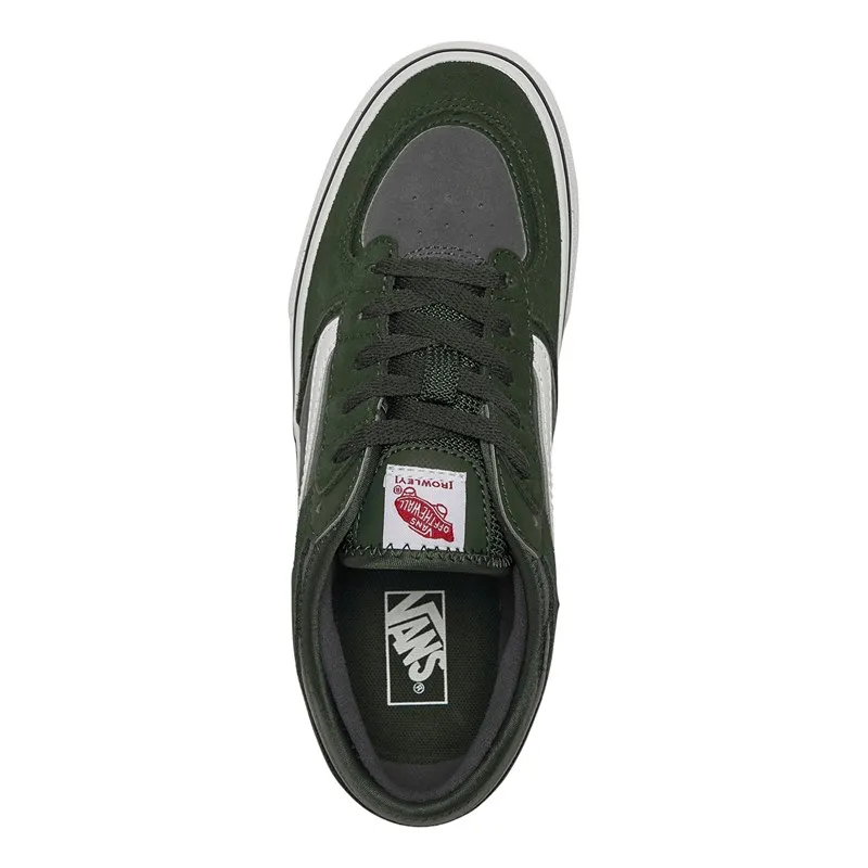 Vans Junior Rowley Classic Trainers Green Gables/White