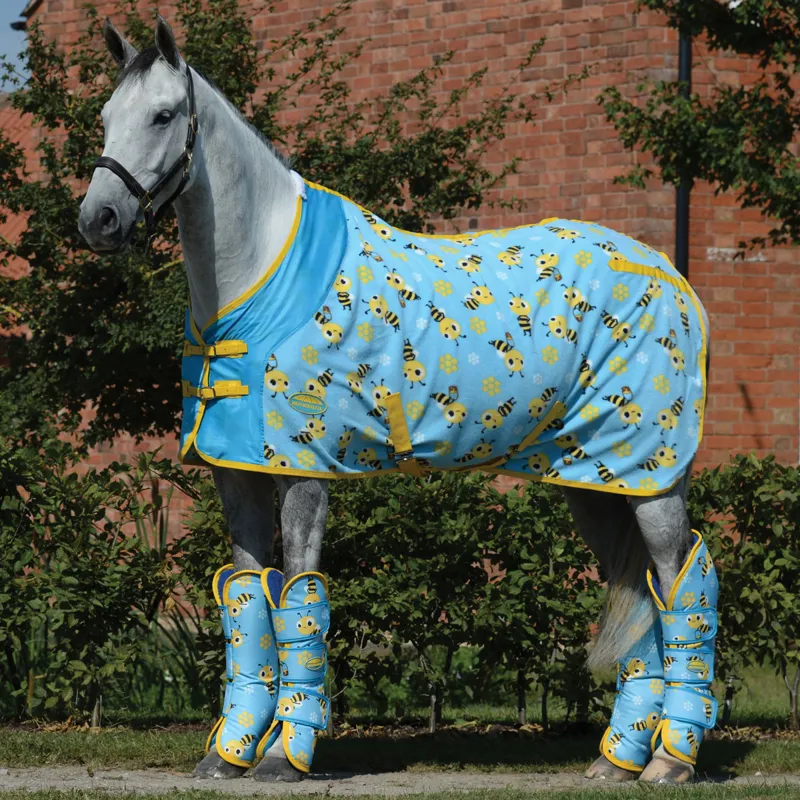 WeatherBeeta Fleece Cooler Standard Neck Rug - Bee Print