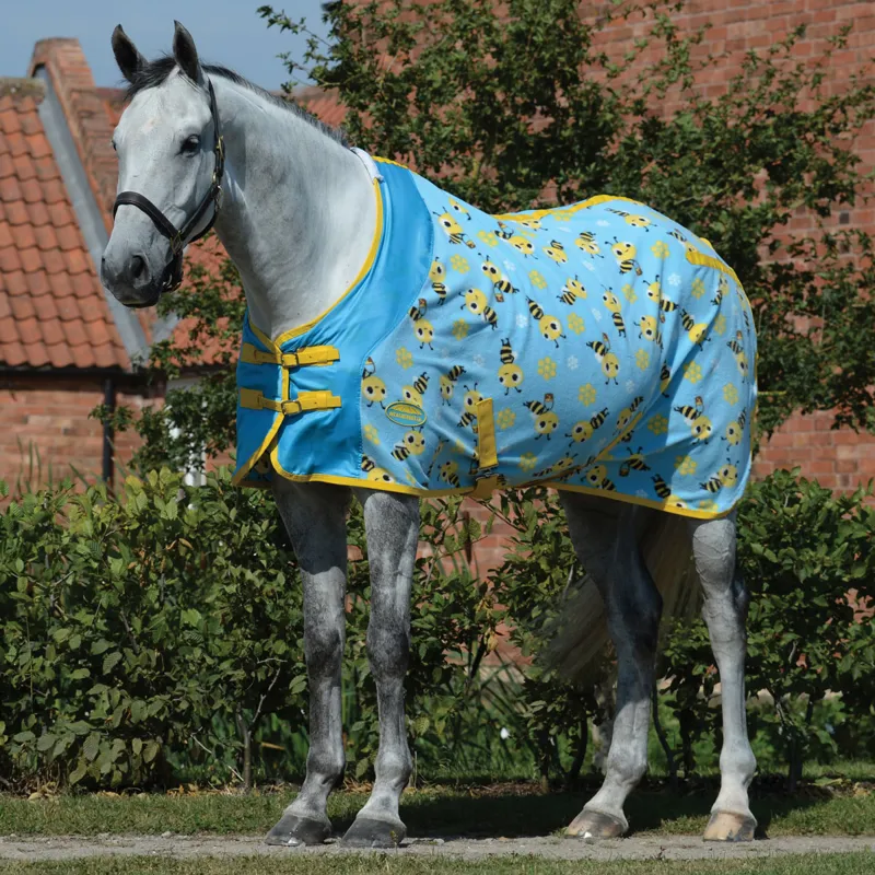 WeatherBeeta Fleece Cooler Standard Neck Rug - Bee Print