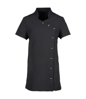 Womens/ladies orchid short-sleeved tunic black Premier