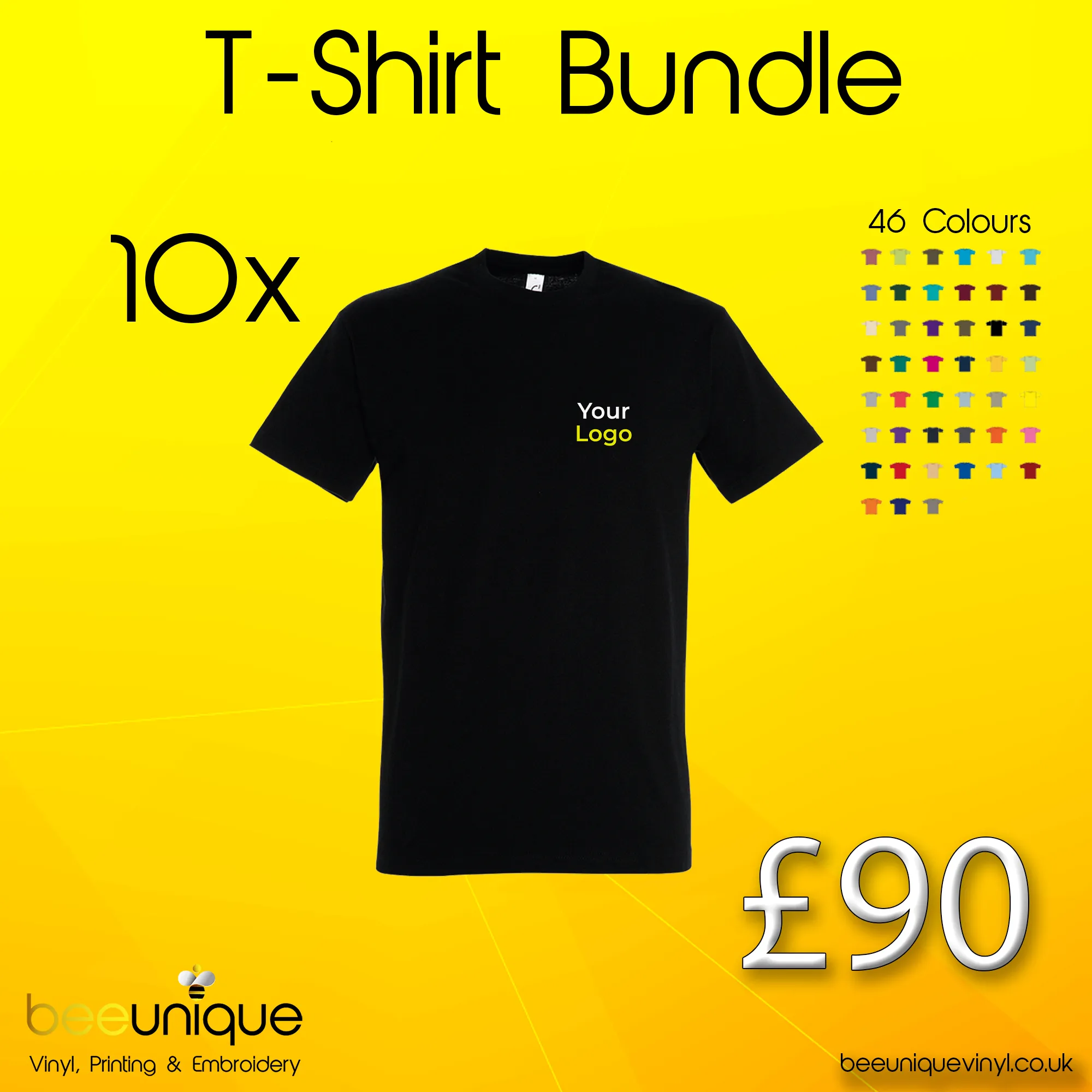 Workwear Bundle 13 | Bee Unique | Round Neck T-Shirts