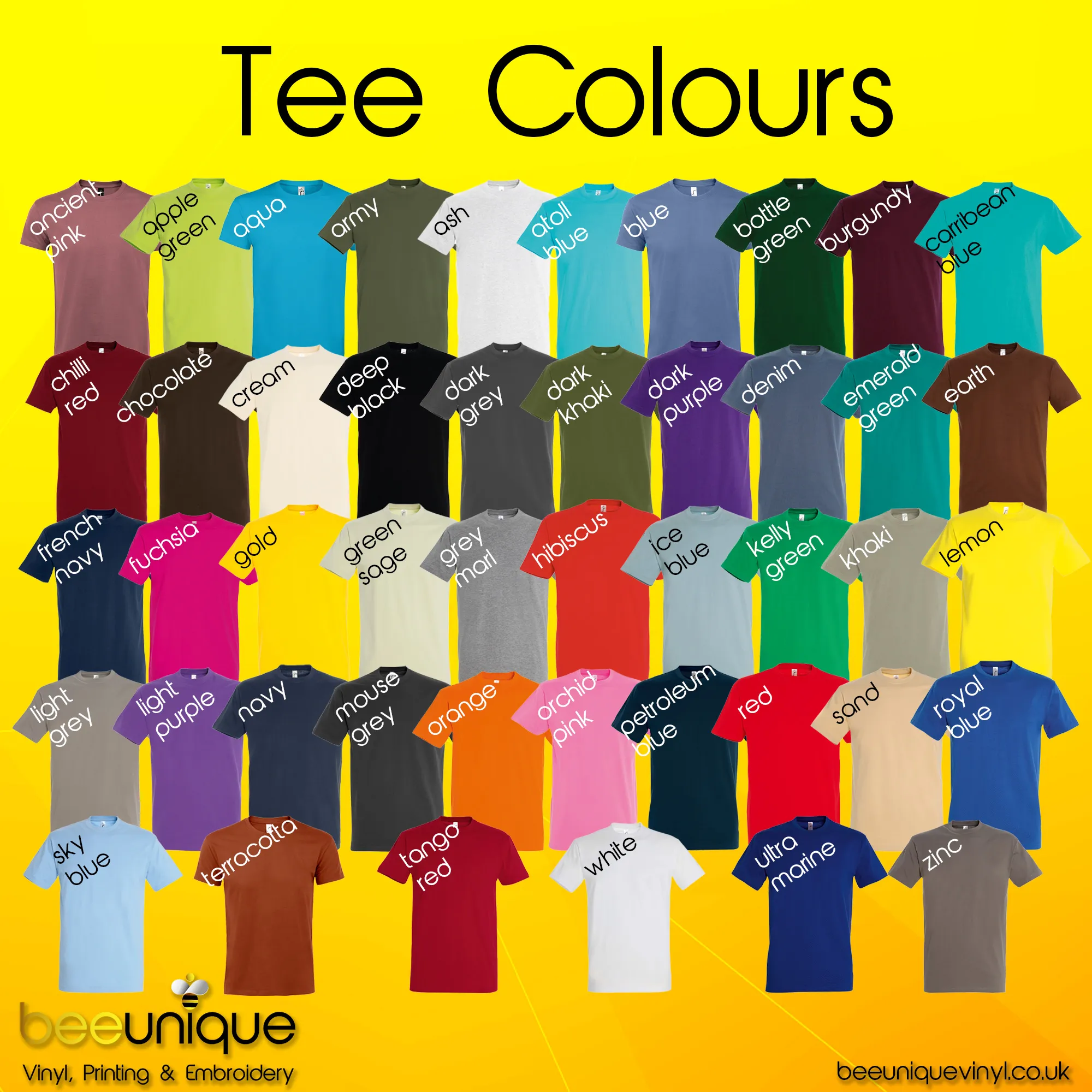 Workwear Bundle 13 | Bee Unique | Round Neck T-Shirts