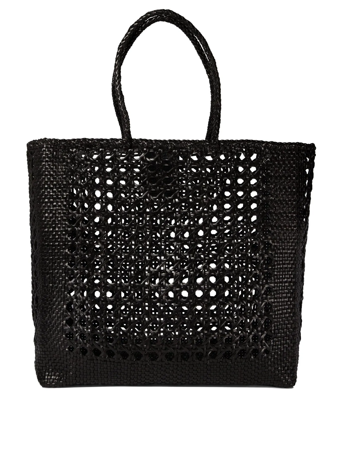 Woven Bag Shoulder Bags Black